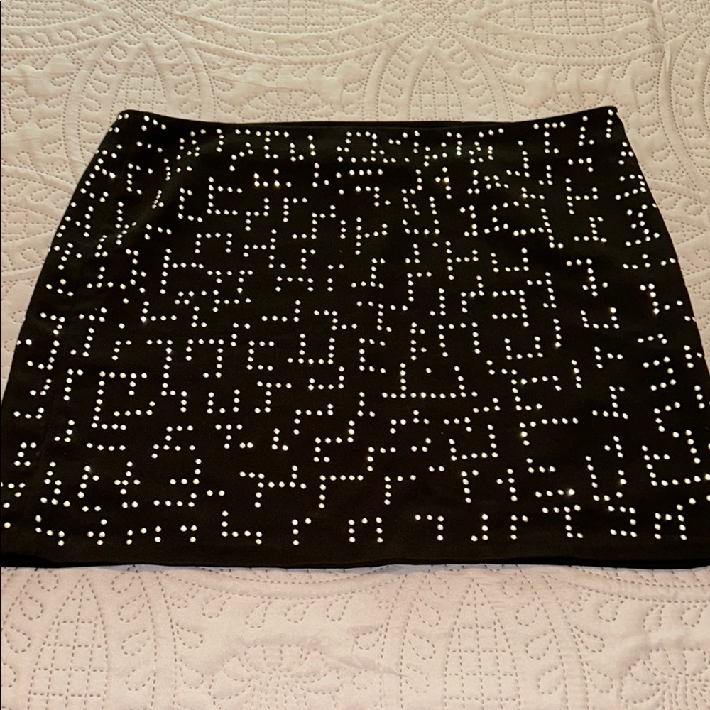 GAP Black Sequin Pencil Skirt Mini Cocktail